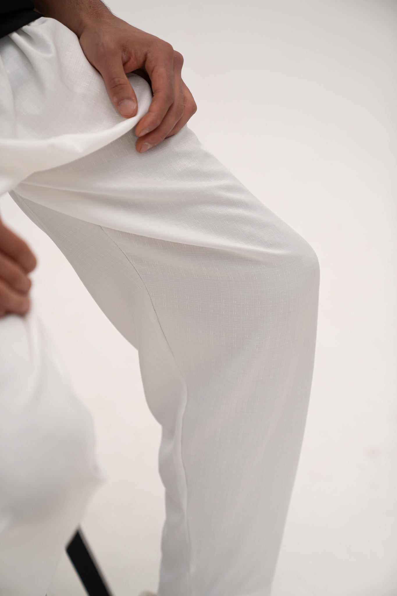 LEINENHOSE - WEIß