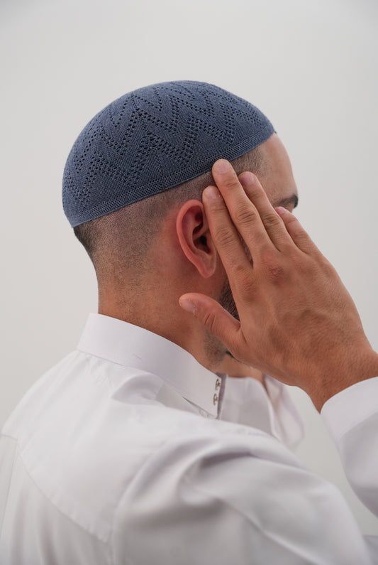 GEBETSMÜTZE - BLAU