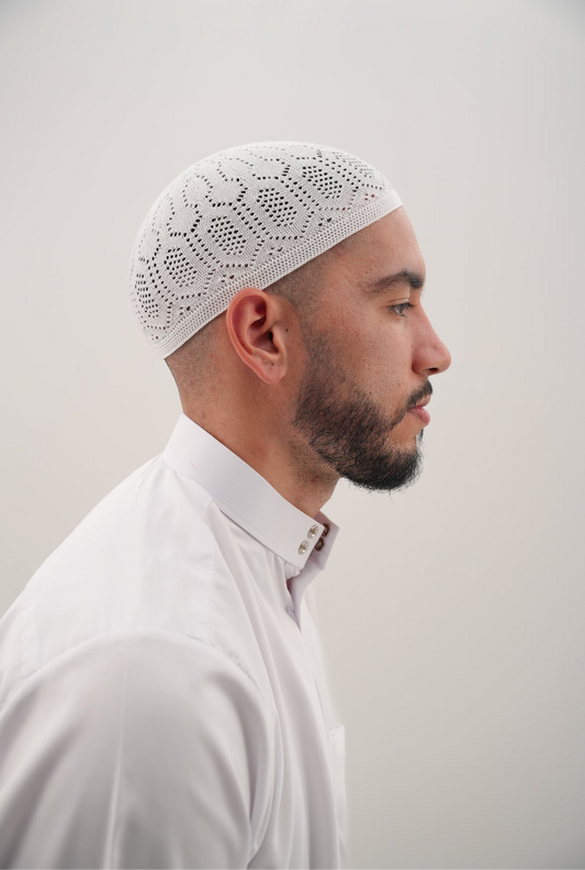 GEBETSMÜTZE - WEIß