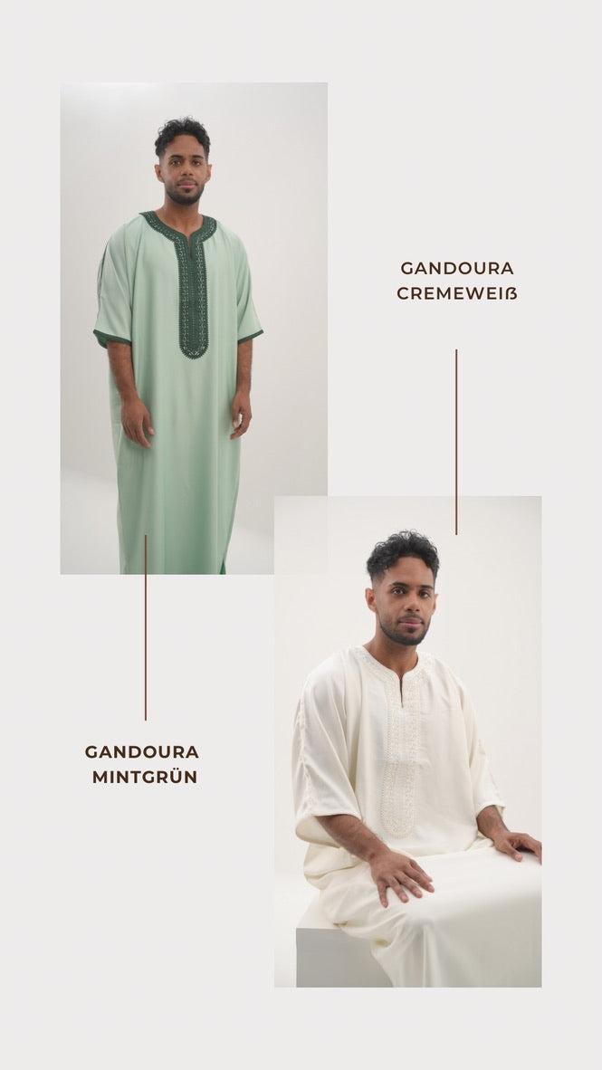 DOPPELPACK - MINT & CREMEWEIß