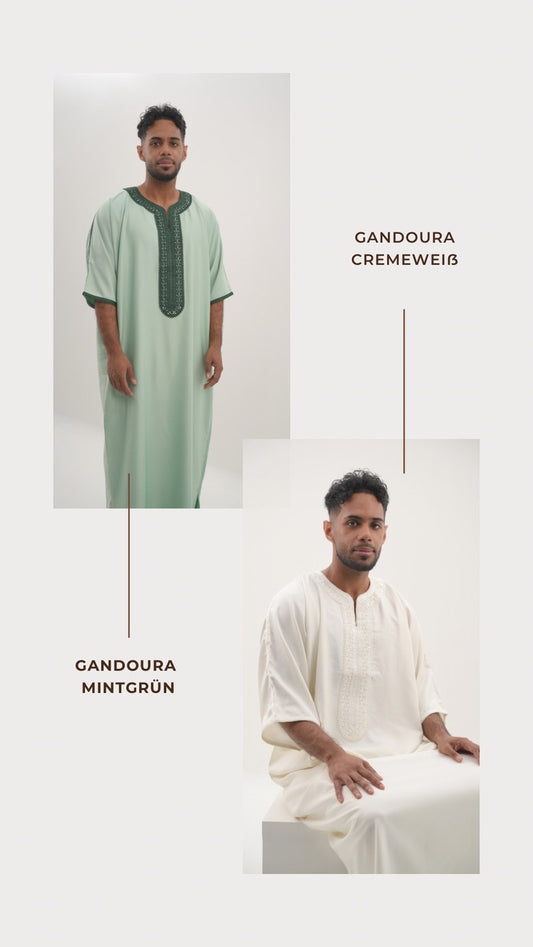 DOPPELPACK - MINT & CREMEWEIß